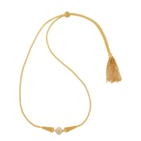 18K Petite Heritage Tassel Necklace