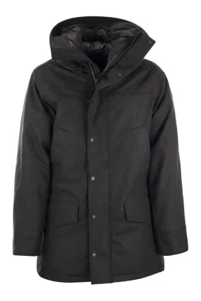 CANADA GOOSE Urban Protection for Men: Long Hooded Parka Jacket