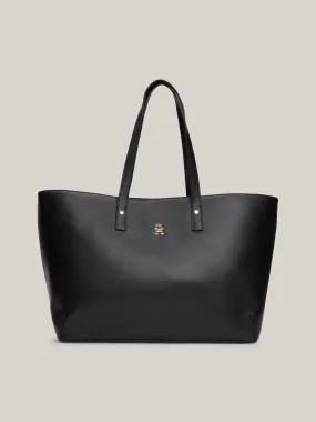 Chic TH Monogram Plaque Tote | Bags | Tommy Hilfiger