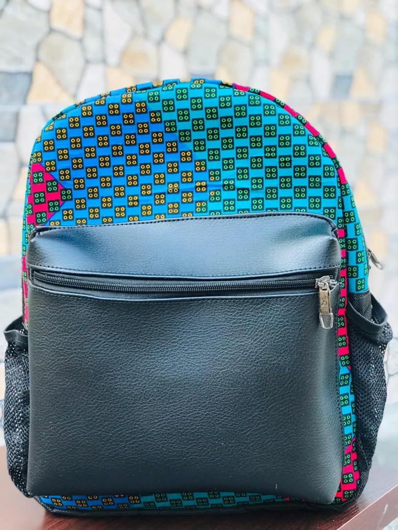 Colorful Matrix School Backpack