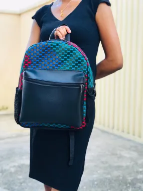 Colorful Matrix School Backpack