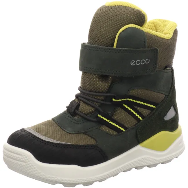 Ecco winter boots for babies olive