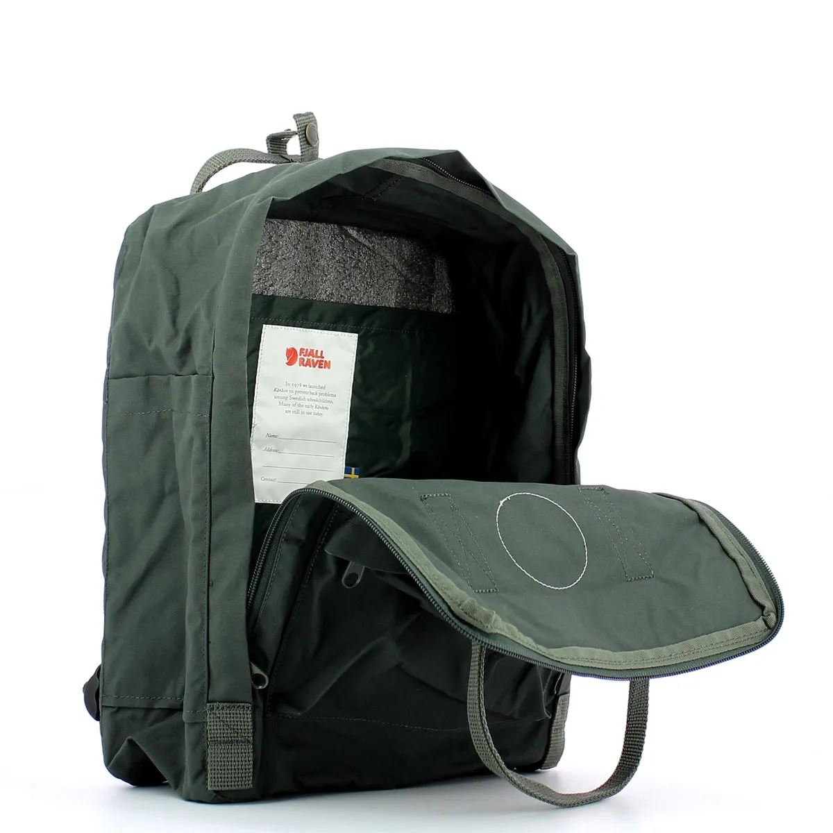 Fjallraven - Zaino Knken - 23510 - FOREST/GREEN