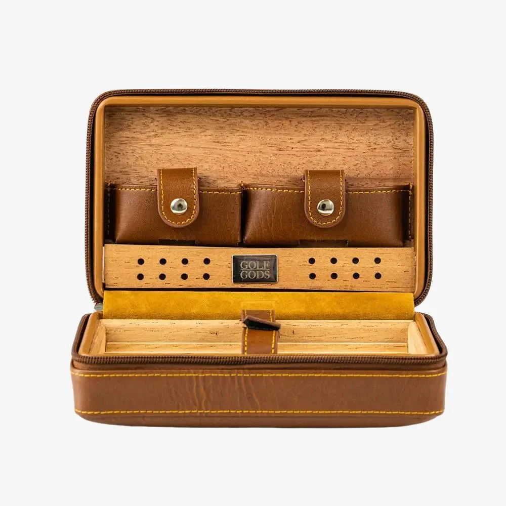 Golf Gods - Leather Cigar Case