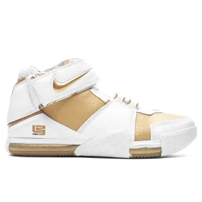 Lebron 2 Maccabi - White/Metallic Gold/Varsity Crimson