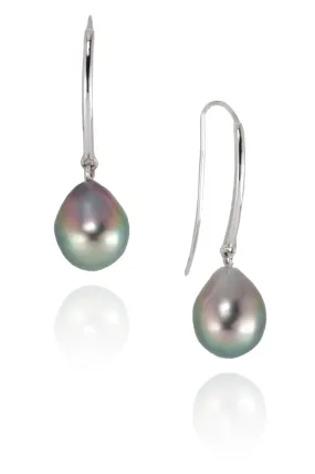 Long Drop Tahitian Pearl Earrings