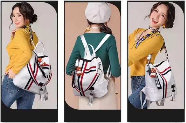 New Fashionable casual Trendy Luxury Women's Backpacks 7383