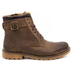 Olivier Men's brown snow boots 910MP