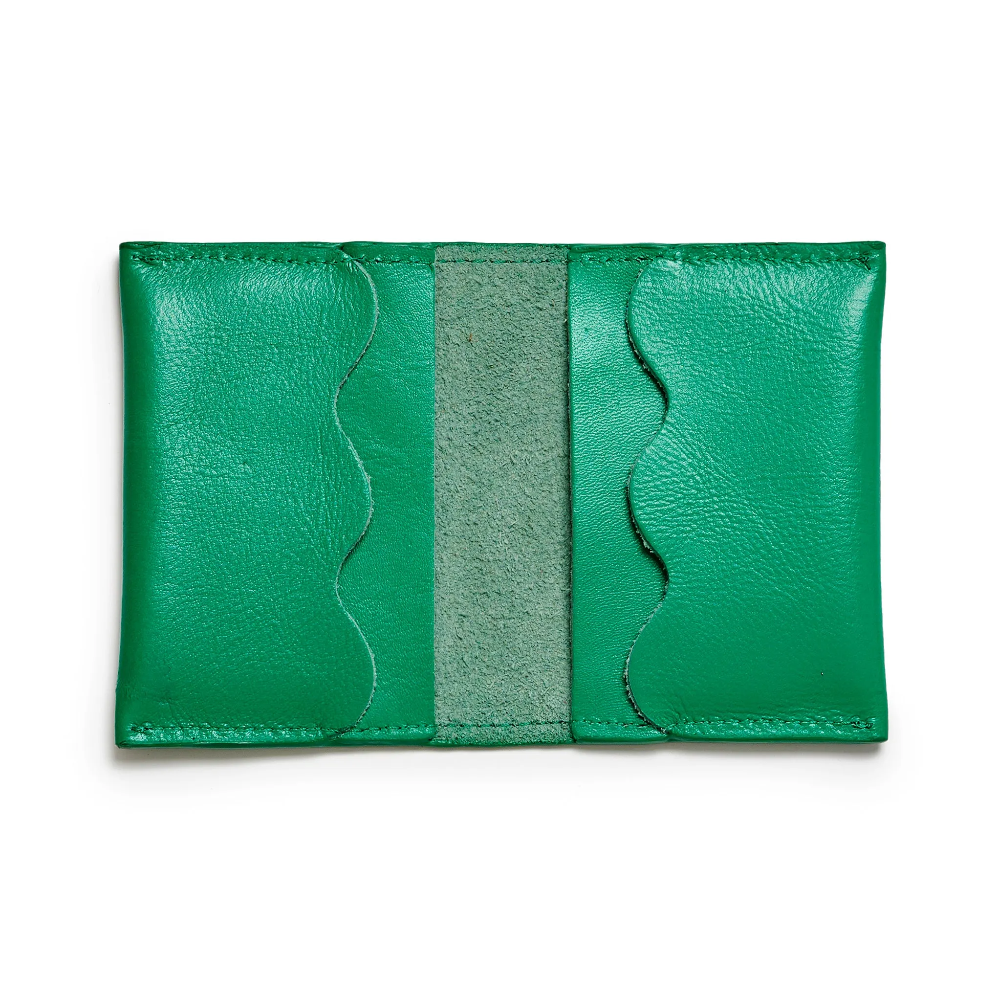 Project Dyad || Cow Leather Wave Cardholder with card and cash compartment