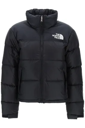 ripstop nylon nuptse cropped down jacket