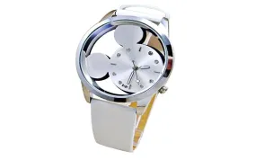 Silicone Printed Flower Causal Quartz Watch