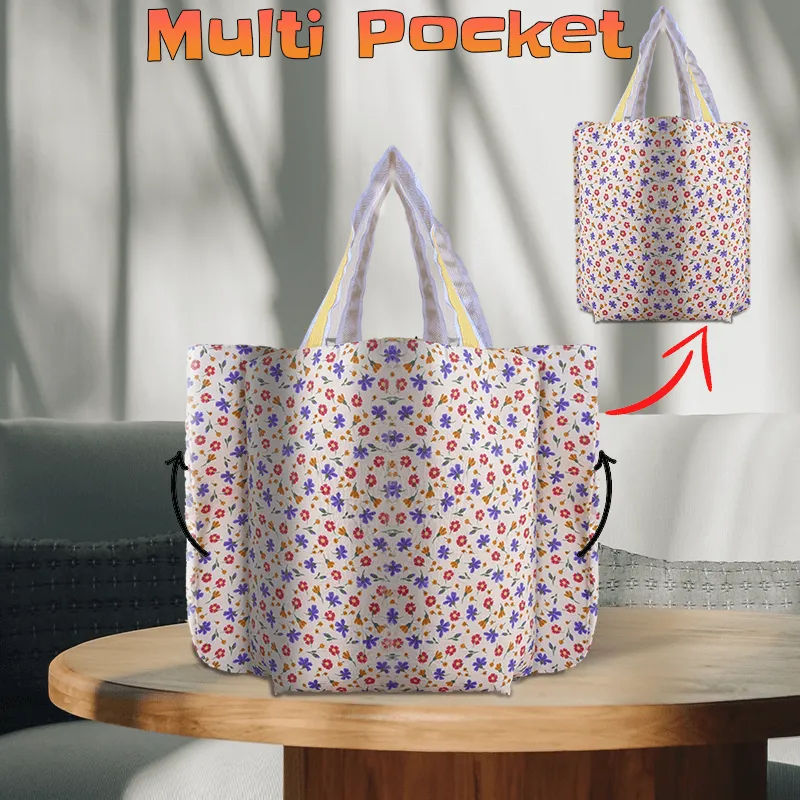 Two-Pocket Tote Bag PDF Download Pattern (3 sizes included)