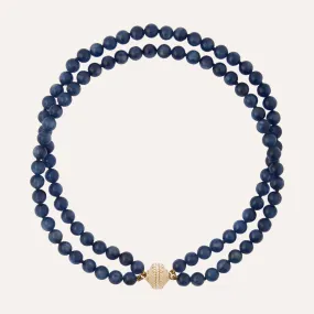 Victoire Kyanite 8mm Double Strand Necklace