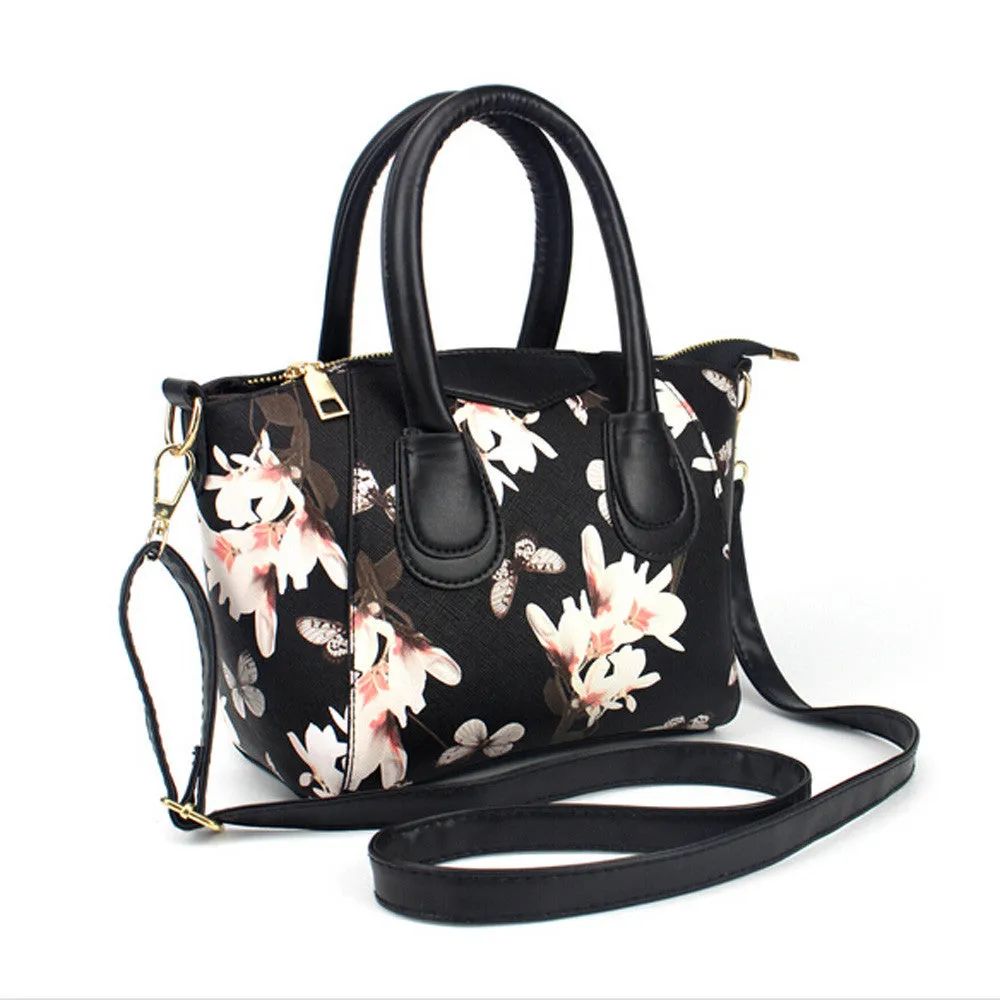 Women Bag Printed Leather Hbag Purse Shoulder Messenger bolsa feminina Clutch Large-capacity Tote Satchel CrossBody bags