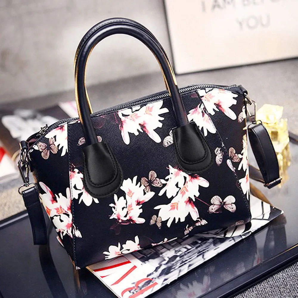 Women Bag Printed Leather Hbag Purse Shoulder Messenger bolsa feminina Clutch Large-capacity Tote Satchel CrossBody bags