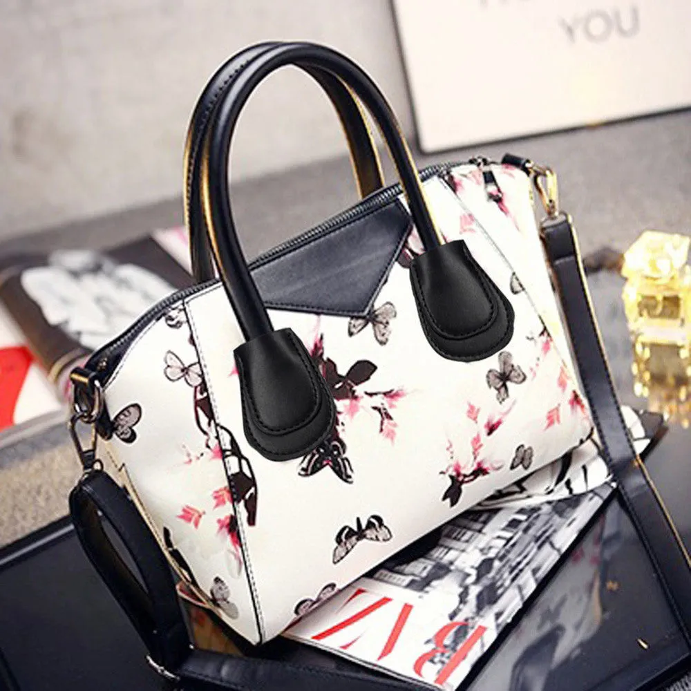 Women Bag Printed Leather Hbag Purse Shoulder Messenger bolsa feminina Clutch Large-capacity Tote Satchel CrossBody bags