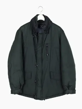 Zucca AW03 Forest Green Net Collar Down Parka